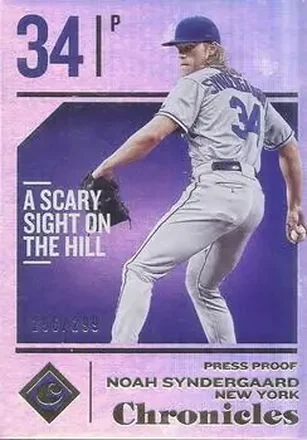 2018 Panini Chronicles - Press Proof #3 - Noah Syndergaard - New York Mets