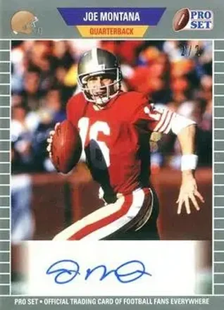 2021 Pro Set Sports - Silver #PSA-JM1 - Joe Montana - San Francisco 49ers