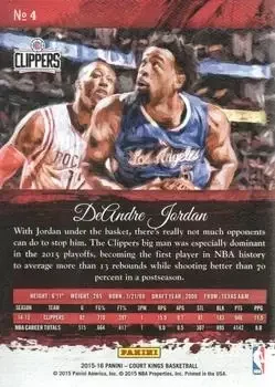 Back of DeAndre Jordan
