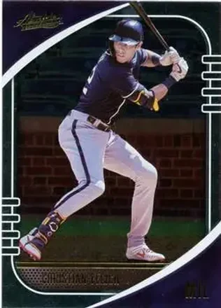 2021 Panini Absolute #30 - Christian Yelich - Milwaukee Brewers