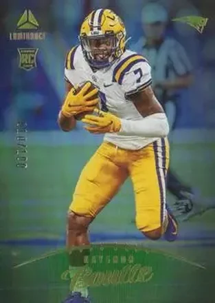 2023 Panini Luminance - Green #114 - Kayshon Boutte - New England Patriots