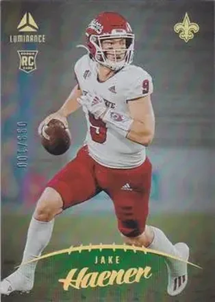2023 Panini Luminance - Green #120 - Jake Haener - New Orleans Saints