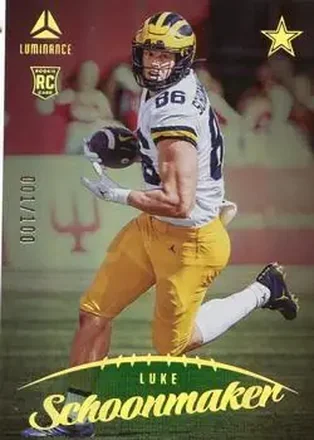 2023 Panini Luminance - Green #135 - Luke Schoonmaker - Dallas Cowboys