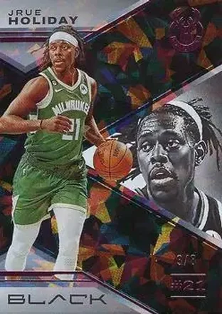 2022-23 Panini Black - Quartz #21 - Jrue Holiday - Milwaukee Bucks