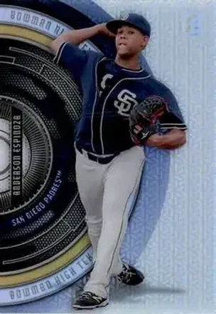 2017 Bowman High Tek - Pattern 2 - Pinwheel #BHT-AE - Anderson Espinoza - San Diego Padres