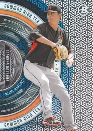 2017 Bowman High Tek - Pattern 2 - Pinwheel #BHT-BG - Braxton Garrett - Miami Marlins