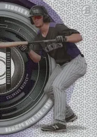 2017 Bowman High Tek - Pattern 2 - Pinwheel #BHT-BR - Brendan Rodgers - Colorado Rockies