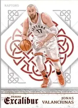 2015-16 Panini Excalibur #5 Jonas Valančiūnas