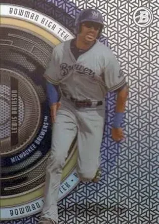 2017 Bowman High Tek - Pattern 2 - Pinwheel #BHT-LB - Lewis Brinson - Milwaukee Brewers