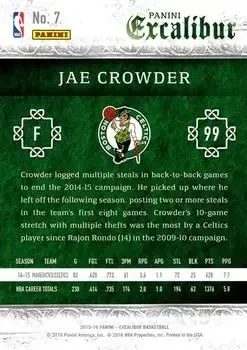 Back of Jae Crowder