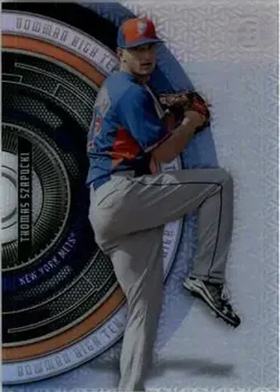 2017 Bowman High Tek - Pattern 2 - Pinwheel #BHT-TS - Thomas Szapucki - New York Mets