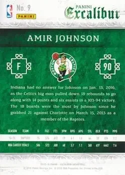 Back of Amir Johnson