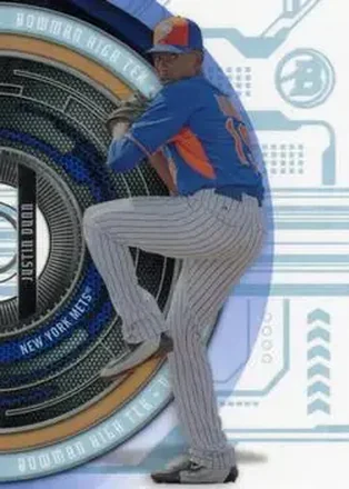 2017 Bowman High Tek - Pattern 3 - Stripes and Arrows #BHT-JD - Justin Dunn - New York Mets