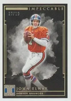 2019 Panini Impeccable feature card