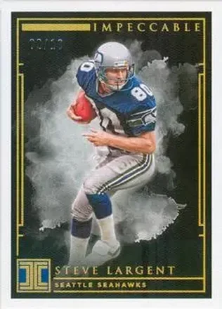 2019 Panini Impeccable - Gold #99 - Steve Largent - Seattle Seahawks