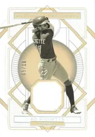 2021 Panini National Treasures - Holo Silver #131 - Bo Bichette - Toronto Blue Jays