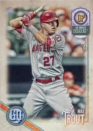 2018 Topps Gypsy Queen #1b - Mike Trout - Los Angeles Angels