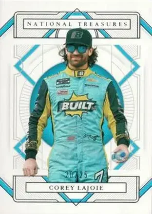2021 Panini National Treasures #32 - Corey LaJoie - Spire Motorsports
