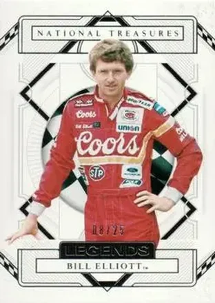 2021 Panini National Treasures #51 - Bill Elliott - Melling Racing