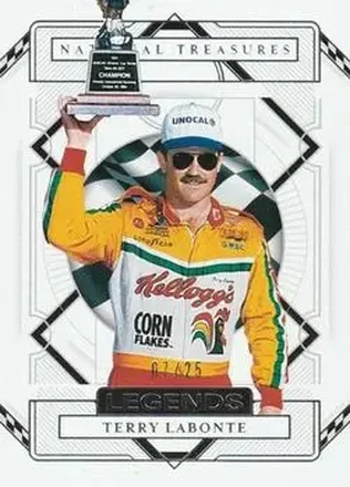 2021 Panini National Treasures #52 - Terry Labonte - Hendrick Motorsports