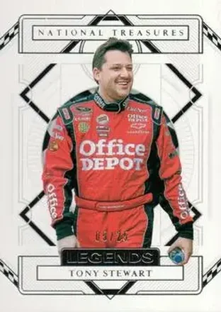 2021 Panini National Treasures #53 - Tony Stewart - Stewart-Haas Racing