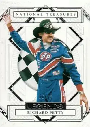 2021 Panini National Treasures #64 - Richard Petty - Petty Enterprises