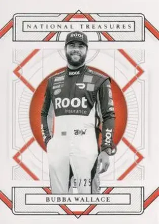 2021 Panini National Treasures #90 - Bubba Wallace - 23XI Racing