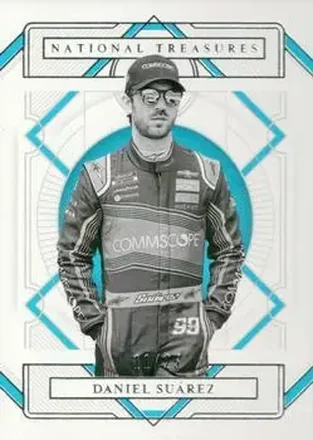 2021 Panini National Treasures #96 - Daniel Suarez - Trackhouse Racing