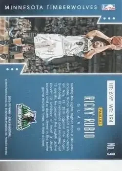 Back of Ricky Rubio