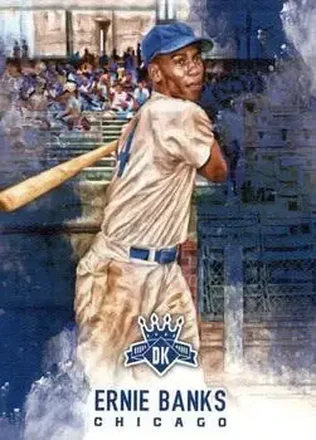 2017 Panini Diamond Kings #10b - Ernie Banks - Chicago Cubs