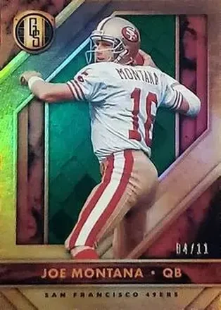 2020 Panini Gold Standard - Emerald #88 - Joe Montana - San Francisco 49ers