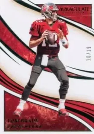 2020 Panini Immaculate Collection - Emerald #33 - Tom Brady - Tampa Bay Buccaneers