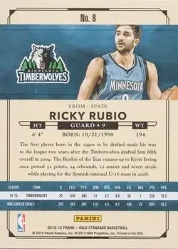 Back of Ricky Rubio