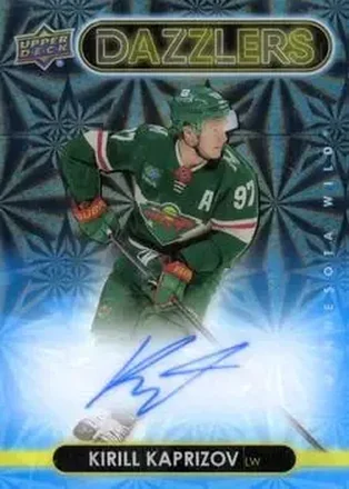 2024-25 Upper Deck Clear Cut - 2021-22 Upper Deck Dazzlers #DA-KK - Kirill Kaprizov - Minnesota Wild
