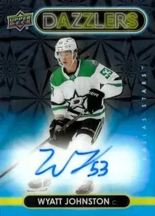 2024-25 Upper Deck Clear Cut - 2021-22 Upper Deck Dazzlers #DA-WJ - Wyatt Johnston - Dallas Stars