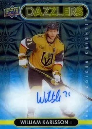 2024-25 Upper Deck Clear Cut - 2021-22 Upper Deck Dazzlers #DA-WK - William Karlsson - Vegas Golden Knights