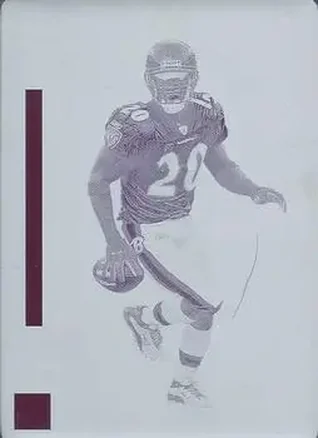2020 Panini Impeccable - Printing Plate Black #10 - Ed Reed - Baltimore Ravens