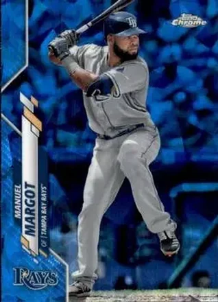 2020 Topps Chrome Sapphire Edition #572 - Manuel Margot - Tampa Bay Rays