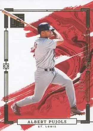 2024 Panini Impeccable - Gold #31 - Albert Pujols - St. Louis Cardinals