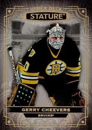 2022-23 Upper Deck Stature #18 - Gerry Cheevers - Boston Bruins