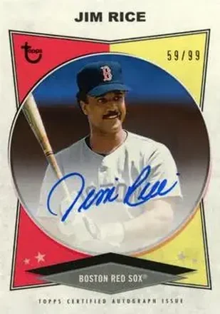 2023 Topps Brooklyn Collection - Autographs #AC-JRI - Jim Rice - Boston Red Sox