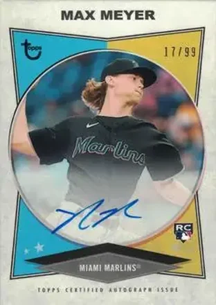 2023 Topps Brooklyn Collection - Autographs #AC-MM - Max Meyer - Miami Marlins