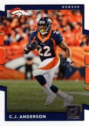 2017 Donruss #5 - C.J. Anderson - Denver Broncos