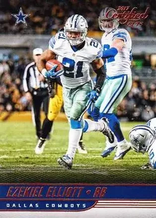 2017 Donruss Certified Cuts #1 - Ezekiel Elliott - Dallas Cowboys