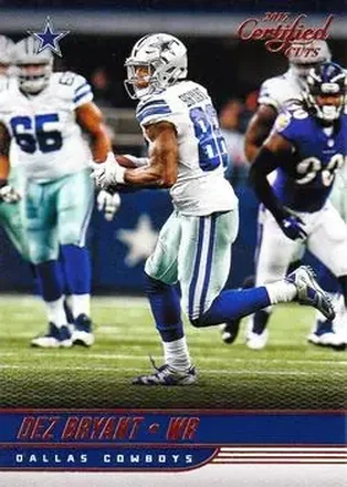 2017 Donruss Certified Cuts #4 - Dez Bryant - Dallas Cowboys