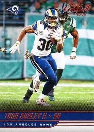 2017 Donruss Certified Cuts #19 - Todd Gurley II - Los Angeles Rams