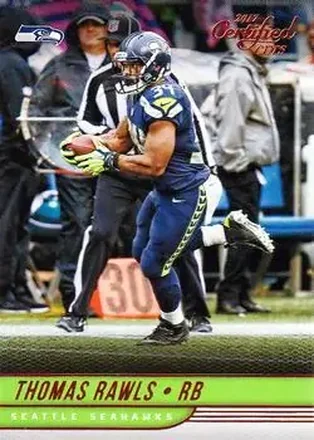2017 Donruss Certified Cuts #23 - Thomas Rawls - Seattle Seahawks