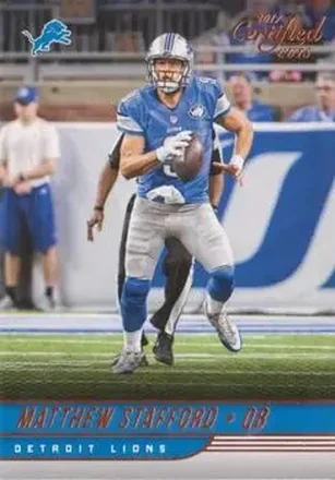 2017 Donruss Certified Cuts #29 - Matthew Stafford - Detroit Lions