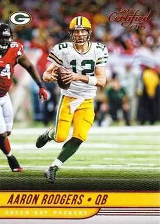 2017 Donruss Certified Cuts #32 - Aaron Rodgers - Green Bay Packers
