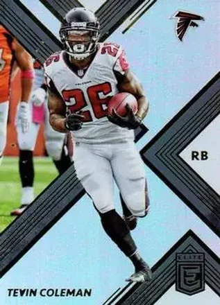 2017 Donruss Elite #6 - Tevin Coleman - Atlanta Falcons